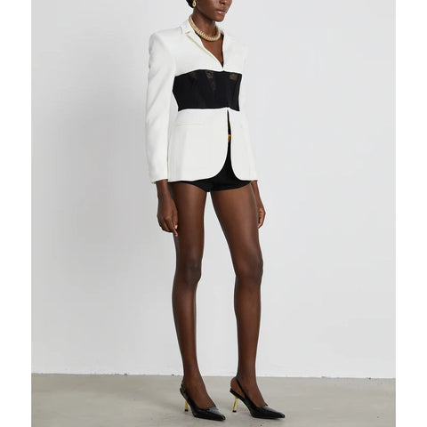 Noémie Corset Panelled Blazer