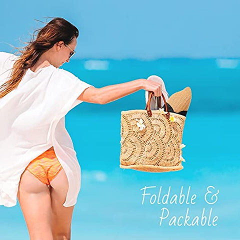 Floppy Sun Hat Foldable Roll up Cap