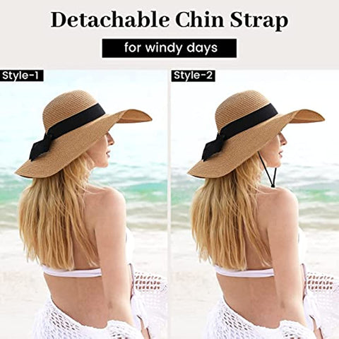 Floppy Sun Hat Foldable Roll up Cap