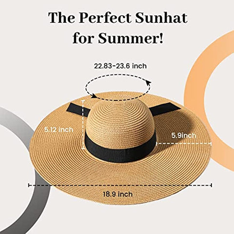 Floppy Sun Hat Foldable Roll up Cap