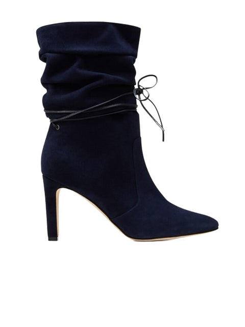 Lace Up Suede Bootie