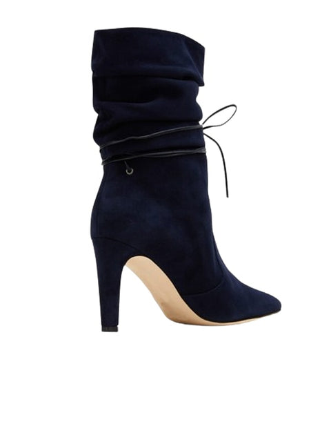 Lace Up Suede Bootie