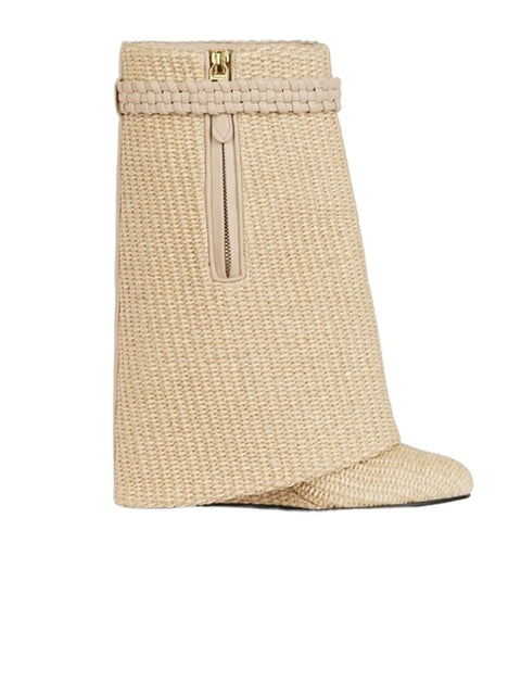 Metal Lock Knitting Bootie