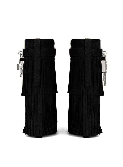 Fashion Tassels Suede Bootie