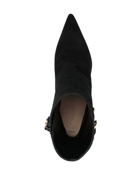 Pointed Toe Buckles Bootie