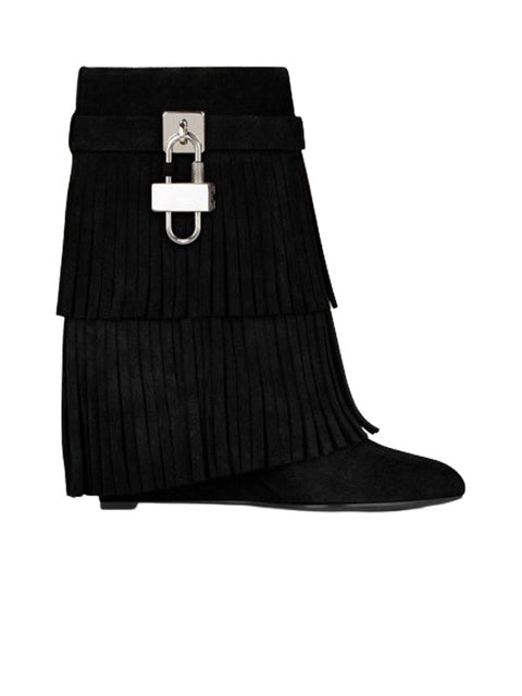 Fashion Tassels Suede Bootie
