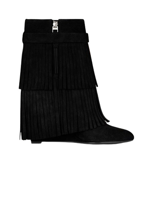 Fashion Tassels Suede Bootie
