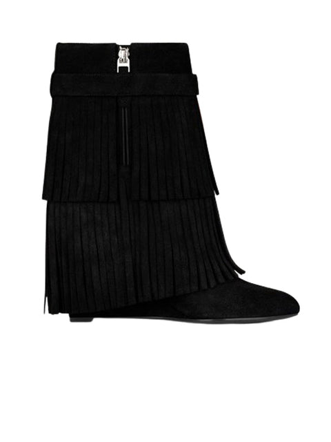 Fashion Tassels Suede Bootie
