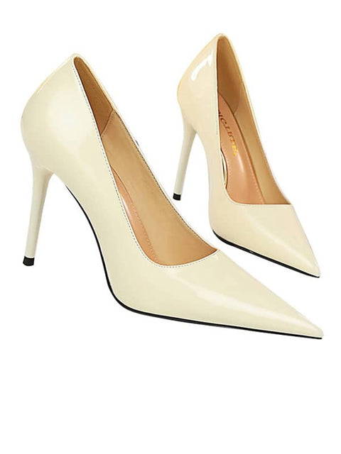 Pointed Toe Patent Leather&Pumps