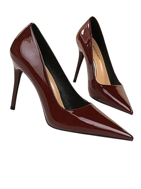 Pointed Toe Patent Leather&Pumps