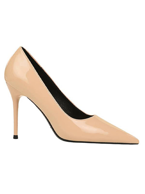 Pointed Toe Patent Leather&Pumps